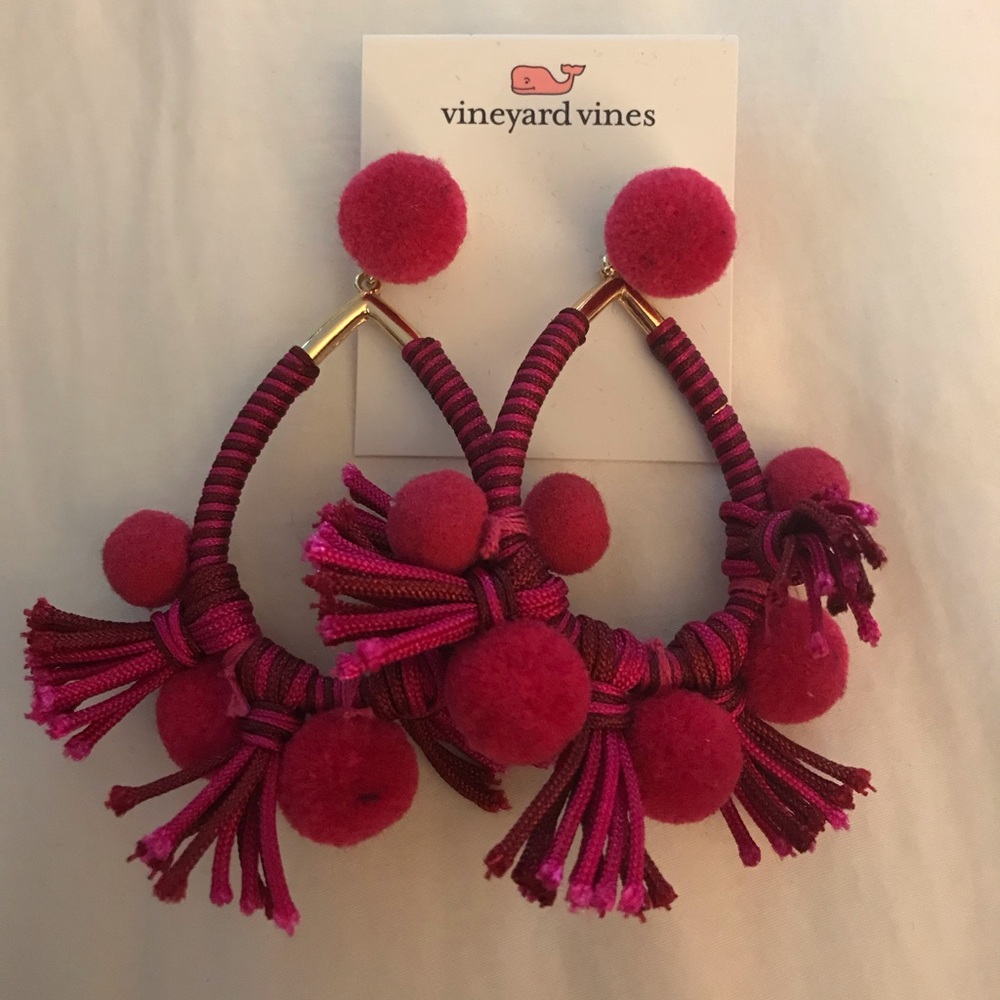Vineyard Vines Pom Pom Earrings